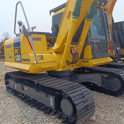 13トンの稼働重量 コマツー PC130 中古掘削機 オリジナルデザイン 状態良好