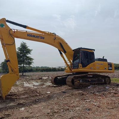 元のKOMATSU350 35トン 旧式掘削機 状態が良し 容量も大きい