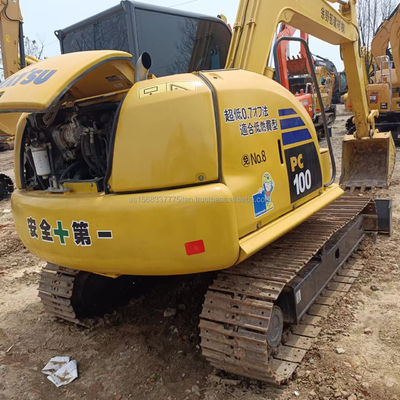 上海 中古掘削機 コマツー PC100 掘削機 10トンの作業重量