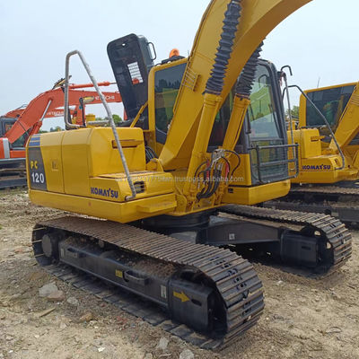 6000 KG コマツー PC120 オリジナル水力ポンプ付きの中古クローラー掘削機