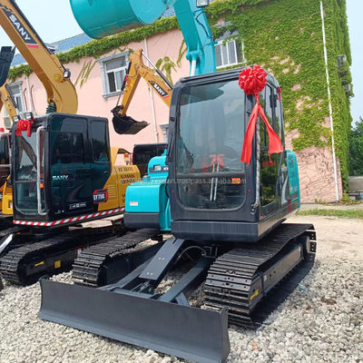 オリジナルの水力シリンダー使用コベルコ掘削機 SK75 8トン 0.5M3バケツ容量
