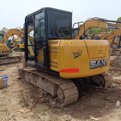 95% Sany Sy75c 中型掘削機機器機械 2016年 追跡掘削機