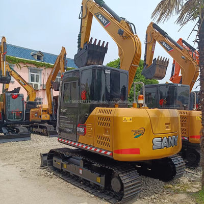 SANY SY75C 掘削機 7500 KG 優れた性能を持つ水力工事機械