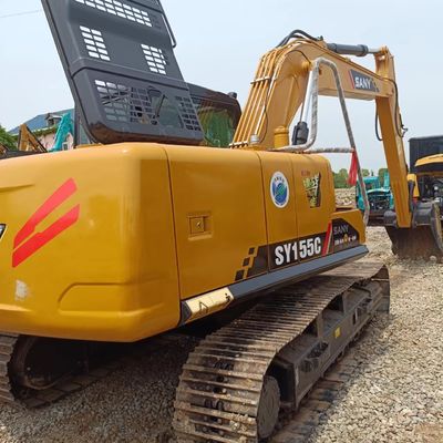 0.55M3バケツ容量 鉱山作業用のSany SY155C掘削機は,良好な状態で使用されています