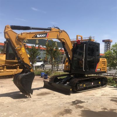 SANY SY75C プロ 掘削機 7 トン 稼働重量 オリジナルの水力ポンプと使用されたユニット