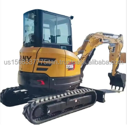 低作業時間 SANY SY35U ISUZUエンジンのミニ掘削機 3.5TON 作業重量