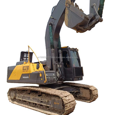 オリジナル液圧バルブと0〜2000時間の作業時間を持つ中古VOLVO EC210掘削機