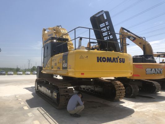 日本製 液体クローラー掘削機 コマツー PC450 2M3 バケツ容量 45 トン