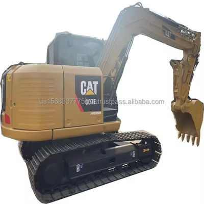 中古 カタピラー 7 トン 水力 クローラー 農場 掘削機 ミニ 掘削機 状態良好