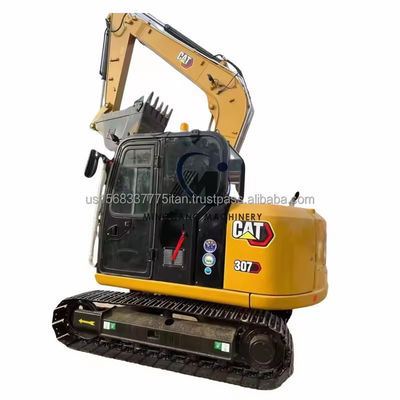 優れた状態 オリジナル CAT 307 オリジナル水力シリンダー付きの中古掘削機