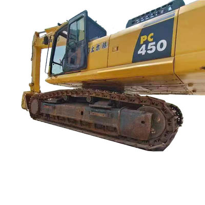日本製 オリジナル コマツー PC450 掘削機 45トンの水力駆動掘削機