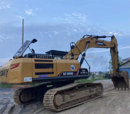SANY SY365H クローラー掘削機 1.9m3のバケツ容量と36800KGの機械重量