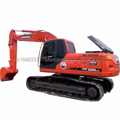 オリジナルペイント Doosan DX225 掘削機 22.5トン 2016年に建設作業に使用