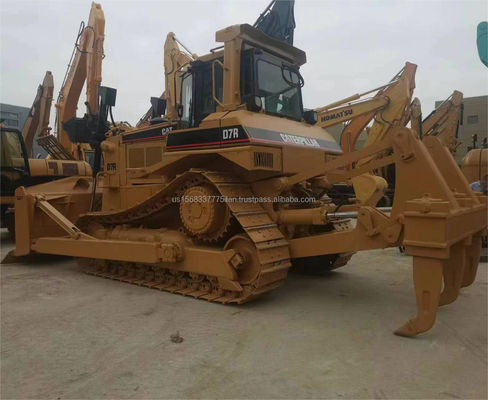 輸入された古着キャットD7Rブルドーザー 7.5 ドージング容量を持つ地球移動機器