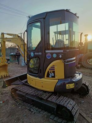 0.2M3 バケツ容量 2016年から建設用に使用されたコマツー PC35 ミニ掘削機