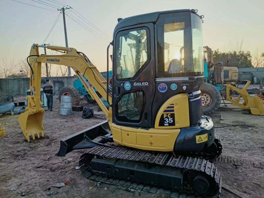 0.2M3 バケツ容量 2016年から建設用に使用されたコマツー PC35 ミニ掘削機