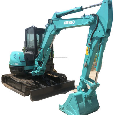 良い性能 6TON 中古 コベルコ SK55SR 掘削機 水力工事機械