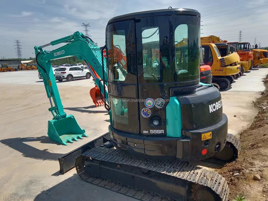 良い性能 6TON 中古 コベルコ SK55SR 掘削機 水力工事機械