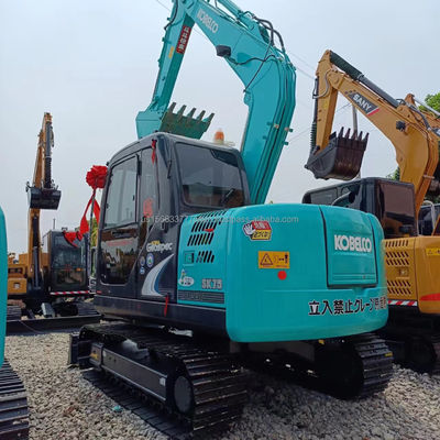 Kobelco SK75-8 ミニ 中古水力クローラー掘削機 42kw エンジン 状態良好