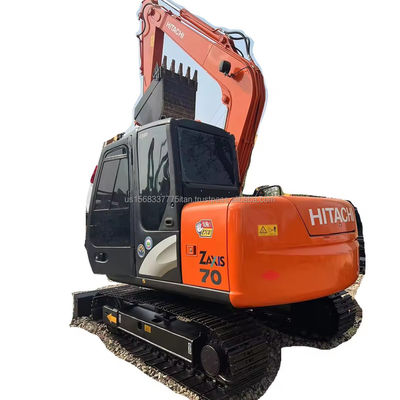 7トンのヒタチZX70掘削機 日本製 超運動と低労働時間 0-2000