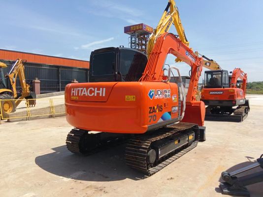 7000KG ヒタチZX70 7トンのミニ掘削機とハイパーキネシス