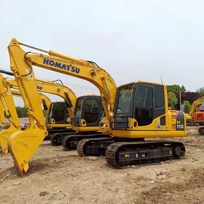 11TON コマツー掘削機 PC110-7 PC110-8 オリジナル水力ポンプ付きの中古機
