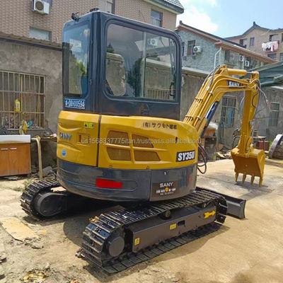 3.8TON 作業重量 SANY SY35U 優れた状態とエンジンを備えた古着掘削機
