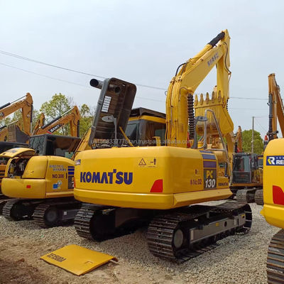 原装の水力ポンプ 13 トン KOMATSU PC130 掘削機 上海で使われた状態良好
