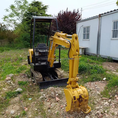 コマツシ PC18 ミニ オリジナル液圧シリンダー付きの中古クローラー掘削機 日本
