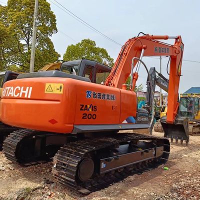 原装の水力ポンプと十分なストックで出荷準備中のHitachi ZX200掘削機